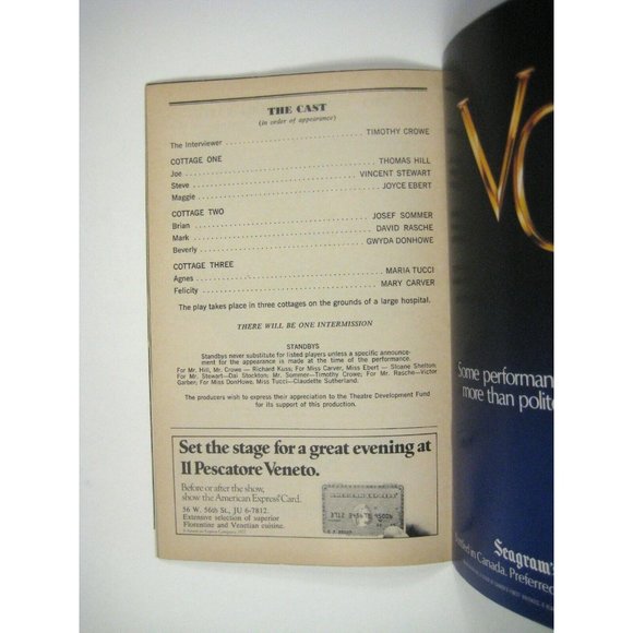 Shadow Box Playbill 1977 Maria Tucci Michael Cristofer Mary Carver Timothy Crowe - Picture 4 of 6